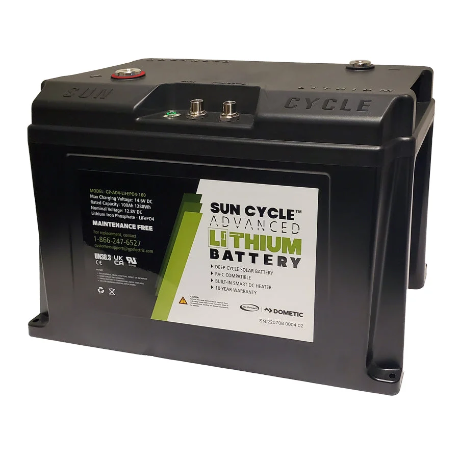 Go Power Gp-Adv-Lifepo4-100: 100 Amp Hour Ad – Marine Electrical Replacement Part