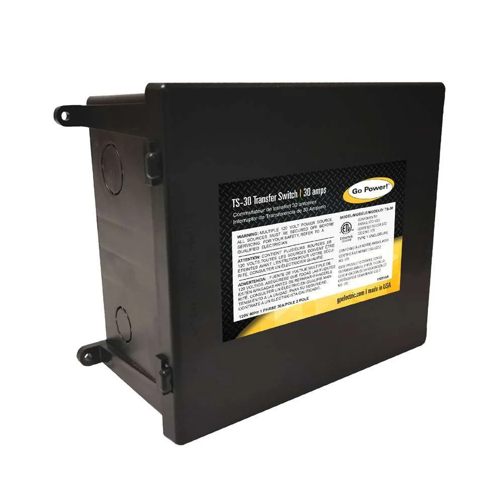 Go Power Ts-30: 30 Amp Transfer Switch – Marine Electrical Replacement Part