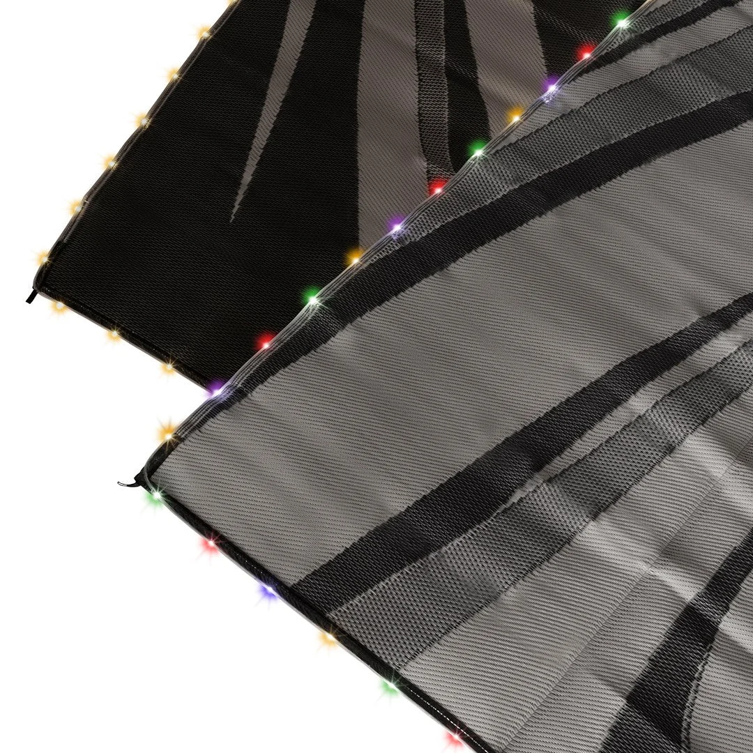 Faulkner Mat LED Mod Swish Black/Grey 9 X 18 – Marine Boat Replacement Part