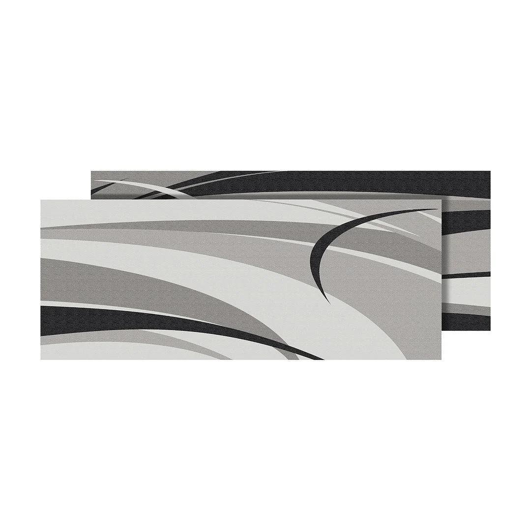 Faulkner Mat Graphic Blk/Grey 8 X 20 – Marine Boat Replacement Part
