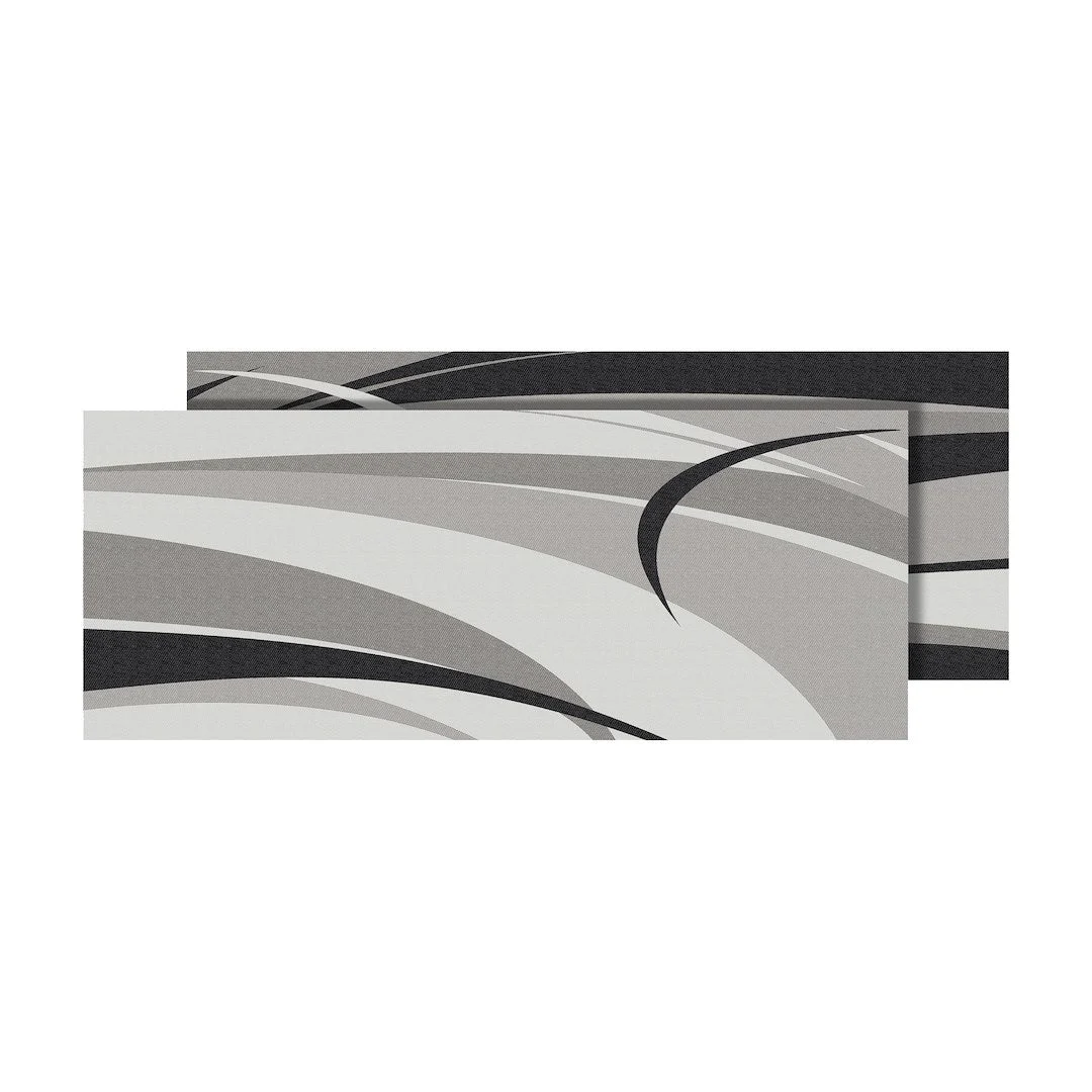 Faulkner Mat Graphic Blk/Grey 8X16 – Marine Boat Replacement Part