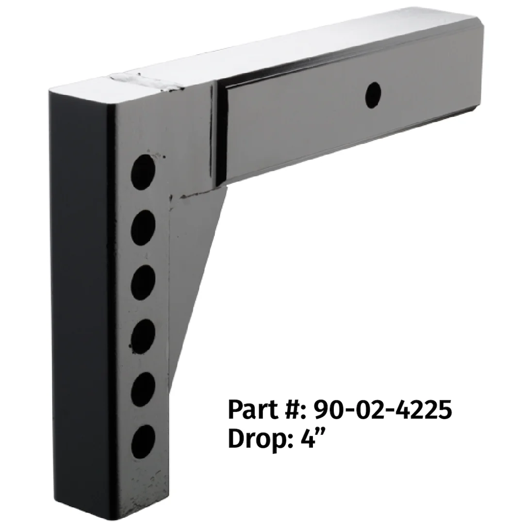 Equalizer 2-1/2' Receiver L-Shank 4' Drop/8' – Marine Boat Replacement Part