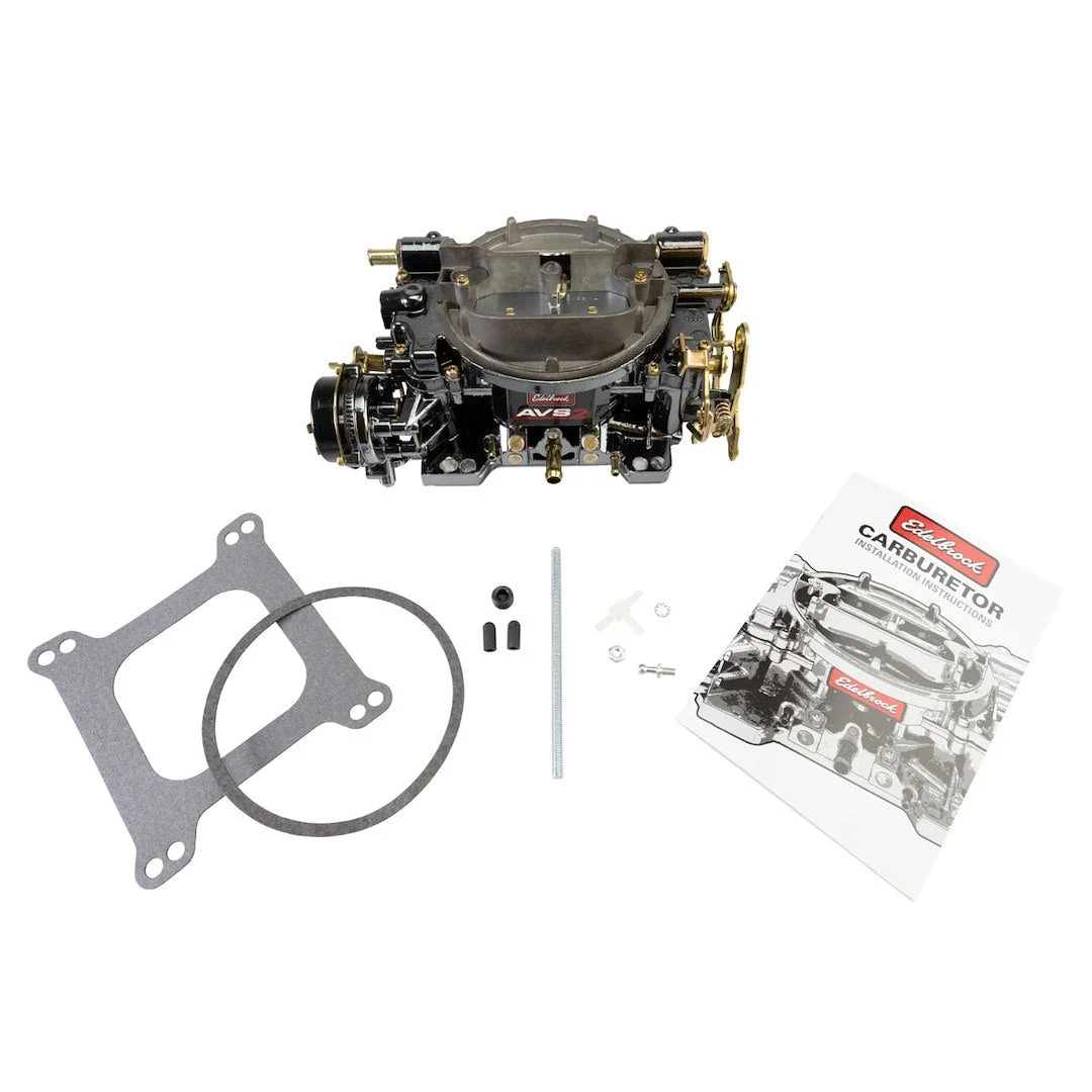 Edelbrock Carb Black Finishs – Marine Boat Replacement Part