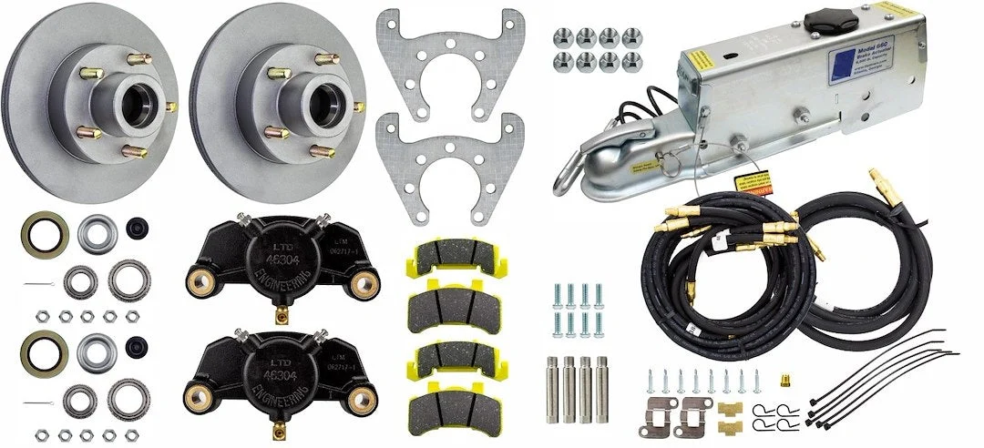Dextr Marine Brake Kit 10' Vented Disc 66 Act Bl