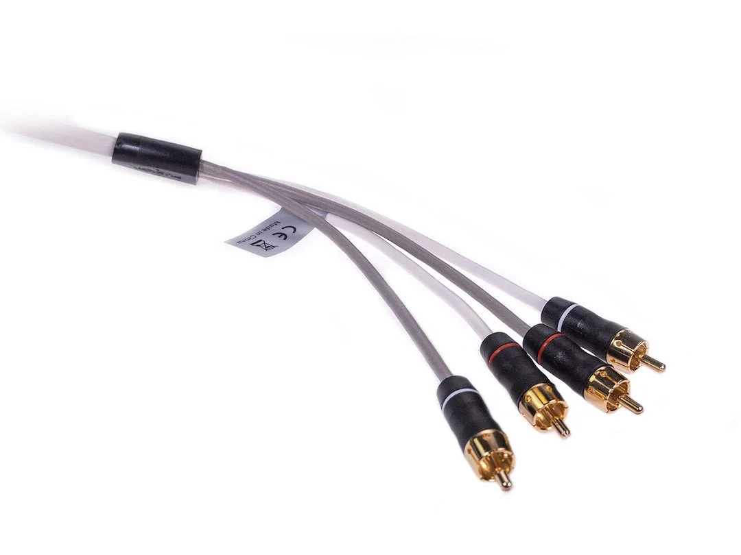 Fusion Elec Shielded Rca Cable 25Ft 4 Way – Marine Electrical Replacement Part