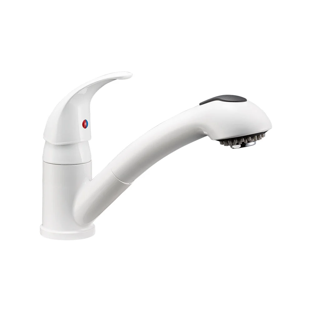 Dura Faucet RV Kitchen Faucet White – Marine Boat Replacement Part