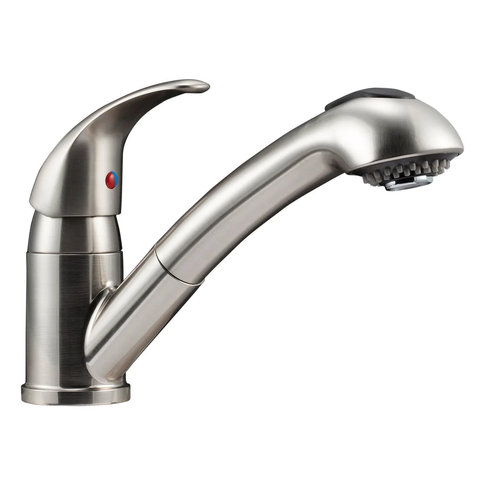 Dura Faucet RV Kitchen Faucet Nickel – Marine Boat Replacement Part