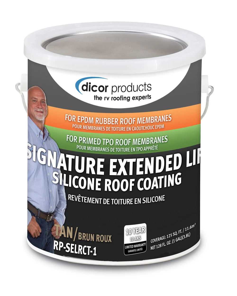 Dicor Corp Signature Roof Coating For Epdm Tan – Marine Boat Replacement Part
