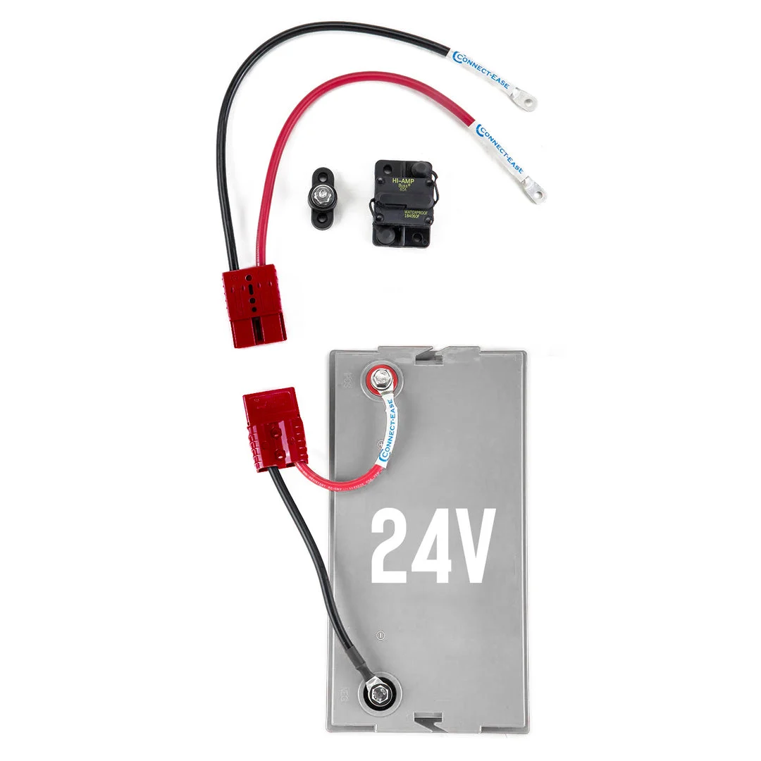 Connect Ease 24 Volt Single Case Batte – Marine Boat Replacement Part