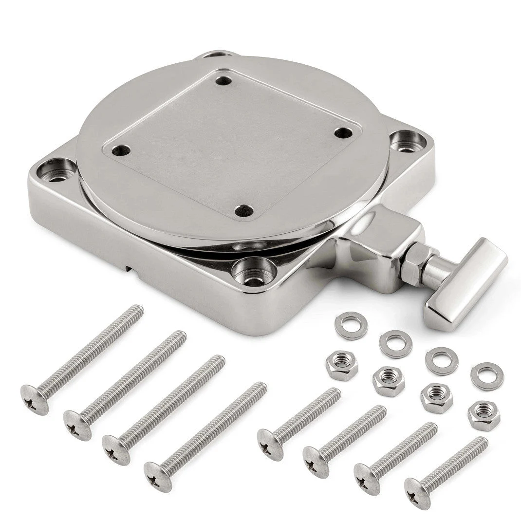 Cannon Lw Profile Stainless Stl Swiv Base – Marine Boat Replacement Part