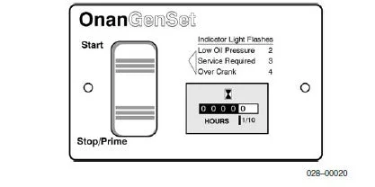 Cummins Nw Onan Deluxe Remote Panel – Marine Electrical Replacement Part