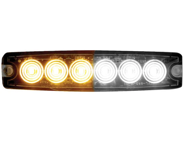 Buyers Prod Light Strobe 5-1/8In 6-LED Amber/Cl – Marine Boat Replacement Part