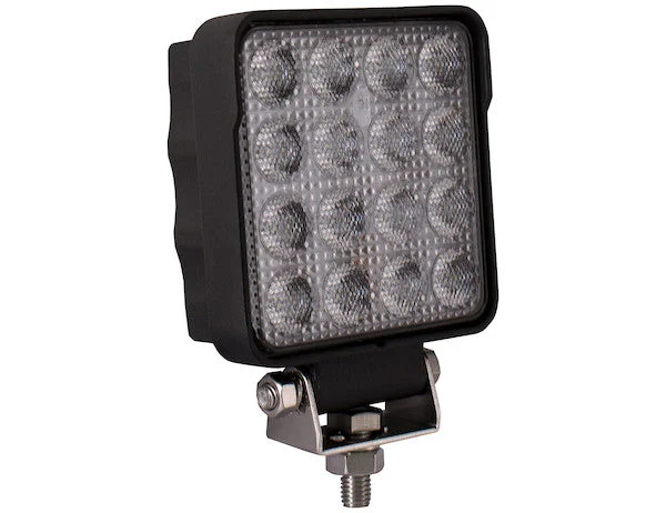 Buyers Prod Light Flood 12-48 Vdc 16 LED Clear – Marine Boat Replacement Part