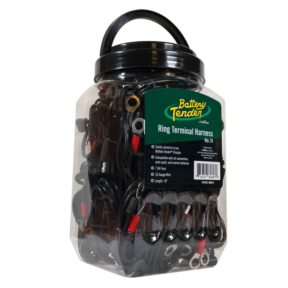 Battery Tend 25 Pc Jar Ring Terminals – Marine Electrical Replacement Part