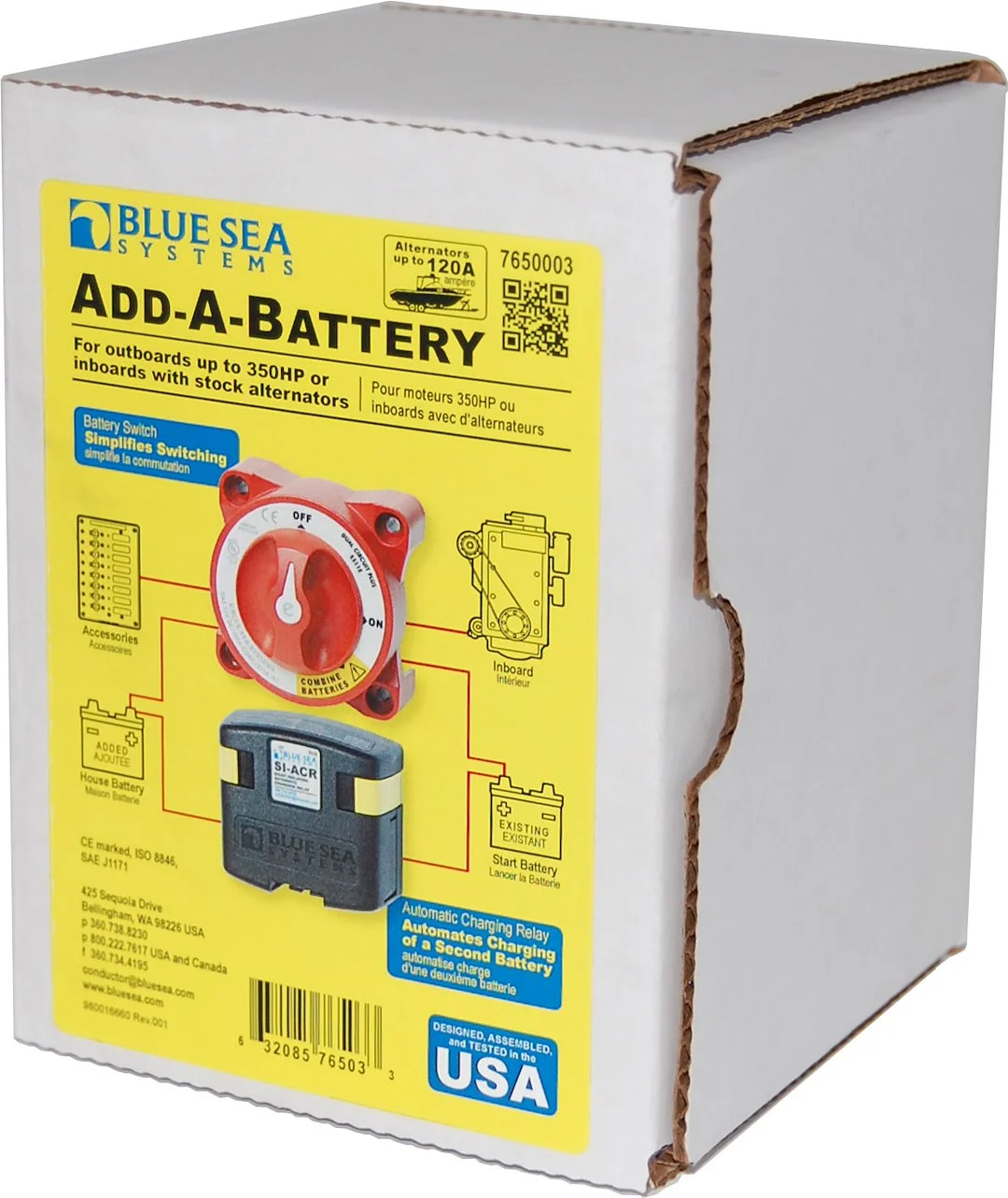 Blue Sea Solenoid Add A Battery - Boxed – Marine Boat Replacement Part