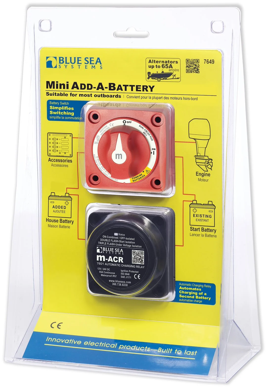 Blue Sea Solenoid Add A Battery Mini – Marine Boat Replacement Part
