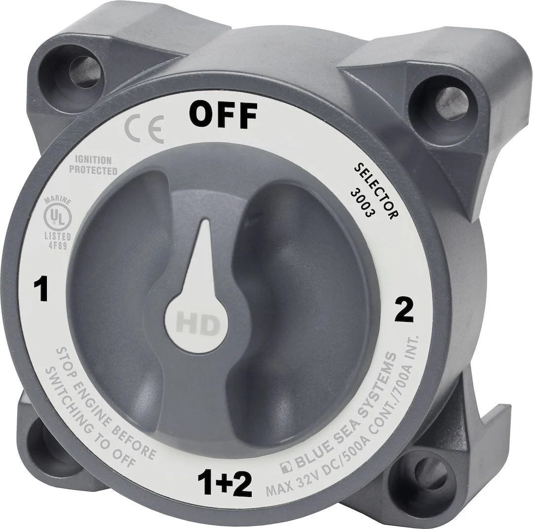 Blue Sea Switch Battery Hd Selector W/Afd – Marine Boat Replacement Part