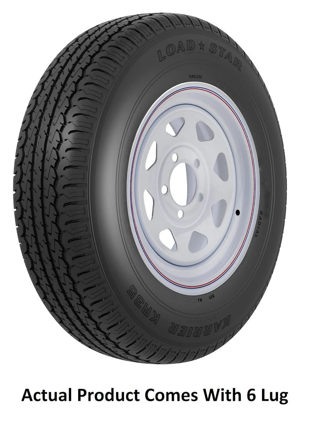 Americana St225/75R15 E/6H Spk Wh Str Kr – Marine Boat Replacement Part
