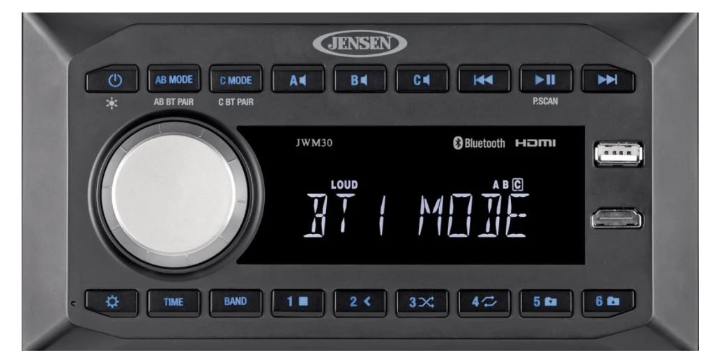 Asa Am/Fm/Usb/Dual Bluetooth/Front Hdmi – Marine Boat Replacement Part