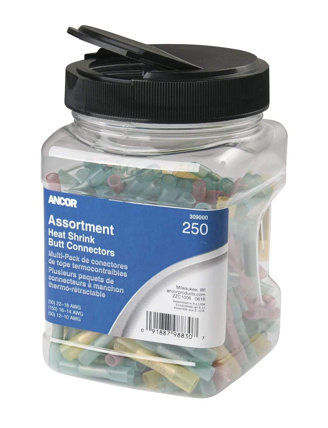 Ancor Hs Butt Connector250 Pack Jar – Marine Electrical Replacement Part