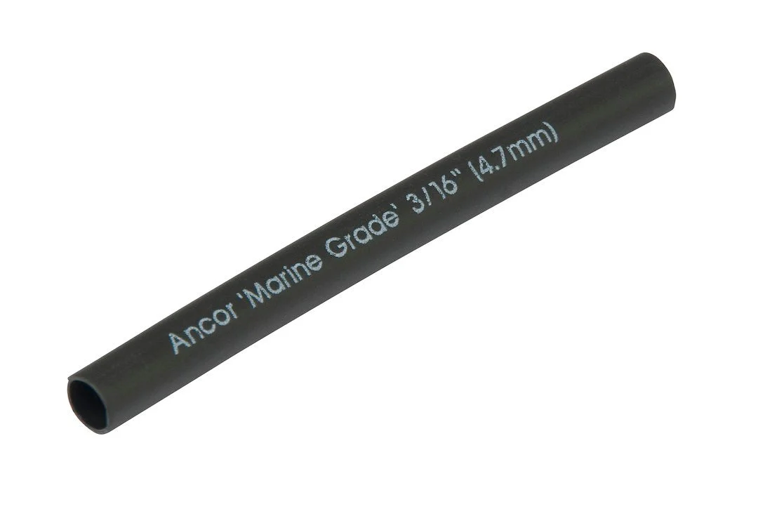 Ancor Heat Shrink Tubing 3/16' X 48' Bl – Marine Electrical Replacement Part