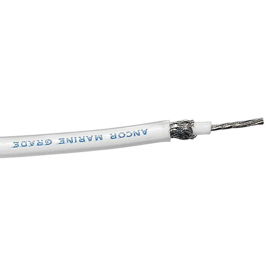 Ancor Coaxial Cable Rg 8X White - 100Ft – Marine Electrical Replacement Part