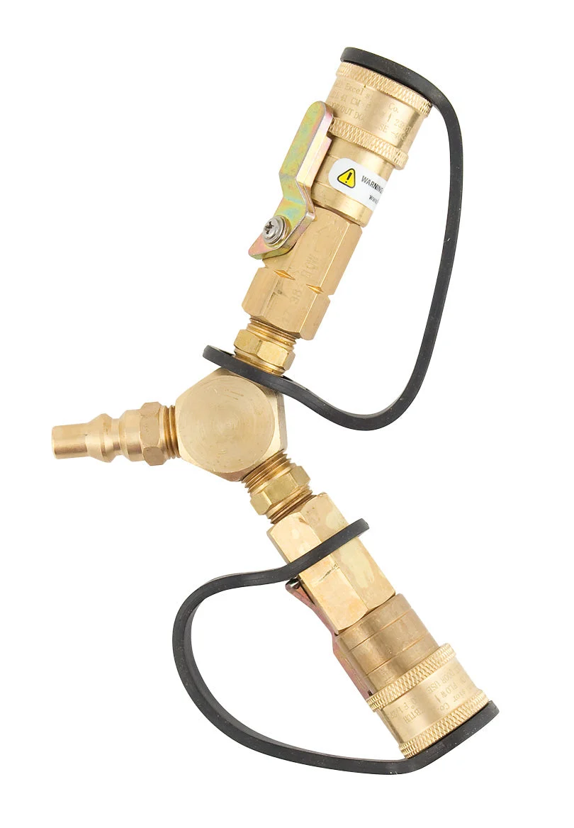 Ap Products Propane 'Y' Adapter W/Shut Off – Marine Boat Replacement Part