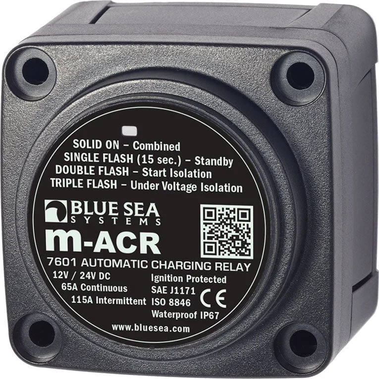 Blue Sea Solenoid M Series 65A 12/24V Acr – Marine Boat Replacement Part