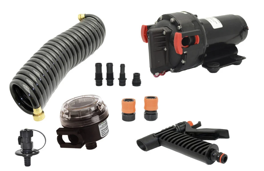 Johnson Pump Aqujet Wshdwn Kt 5.2Gpm 12V W/Swit – Marine Electrical Replacement Part