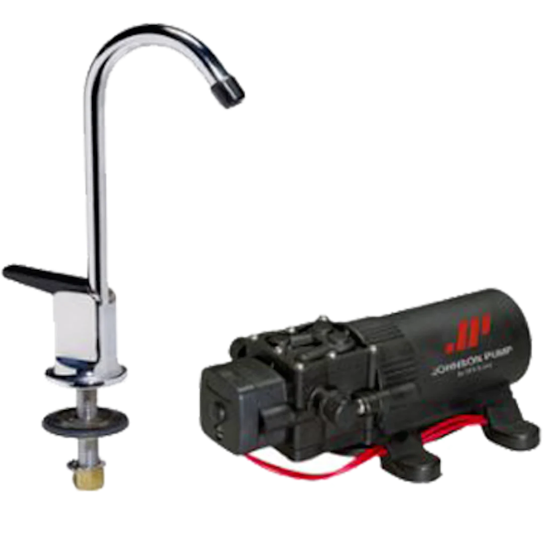 Johnson Pump Faucet/1.1GPH Pump Combo 12V – Boat Pump & Plumbing Part