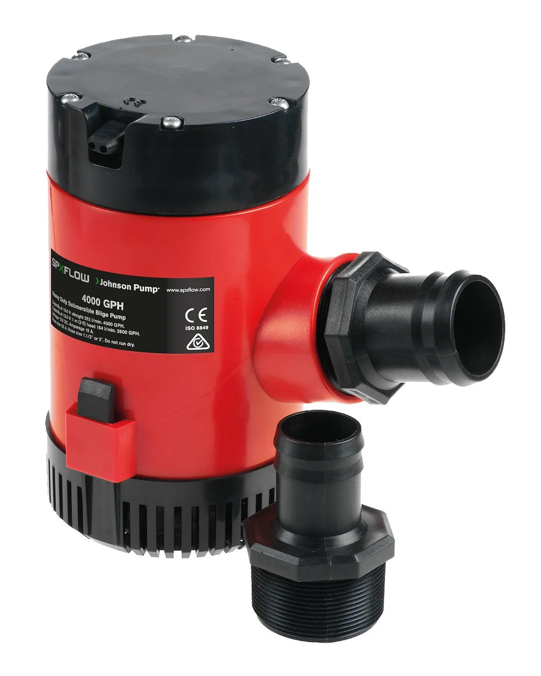 Johnson Pump Hd Bilge Pump 4000GPH 24V No Switch – Marine Boat Replacement Part