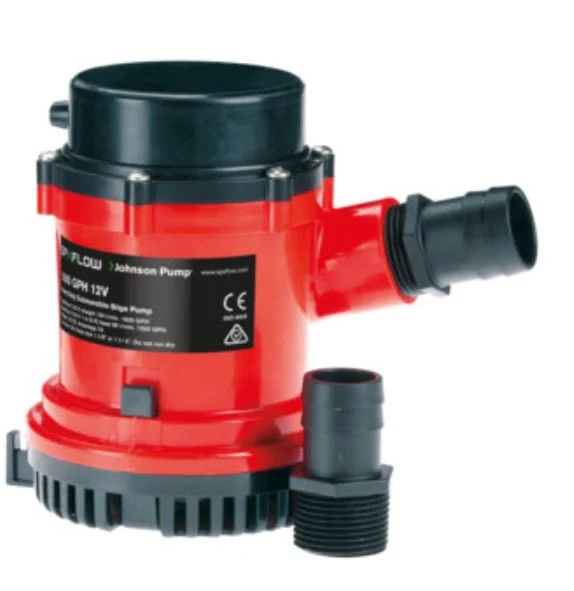 Johnson Pump Hd Bilge Pmp 1600 GPH 12V No Swit – Marine Boat Replacement Part