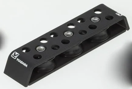 VIADANA Ball Bearing Triple Sheave Deck Organizer, 15.56