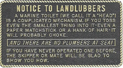 Bernard Engraving - Notice To Landlubbers - FP003