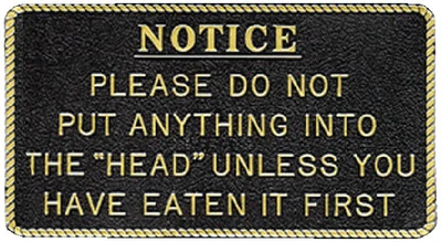 Bernard Engraving - Please Do Not Put Anything In - FP007