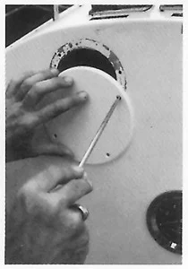 Bernard Engraving - Coverplate 3-1/2 White W/screw - M10