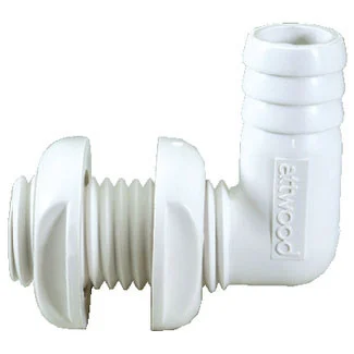 Attwood Marine Thru-Hull Con. 90 Deg 3/4" Wh 38773