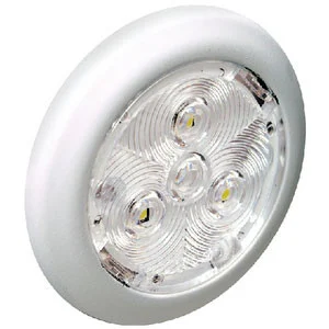 Attwood Marine 2.75 Rd White Bezel LED Int. 6320W7