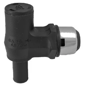 Attwood Marine 90 Deg Tank Vent Black Plas with SS 66419-3
