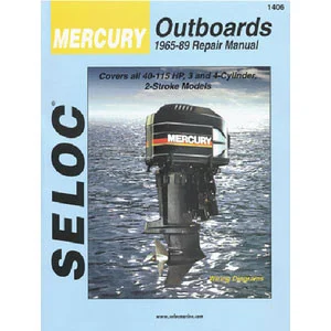Seloc Publishing Manual Mariner 77-89 2-60hp 1-2Cyl 1400