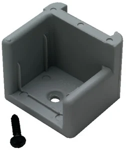 T-H Marine - Door Stop Gray W/ribs Left - DS1LDP