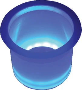 T-H Marine - Led Lighted Cup Holder Blue - LED-LCH-BU-DP