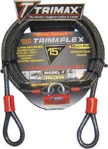 Trimax Locks - 15'dual Loop-multi Use Cable - TDL1510