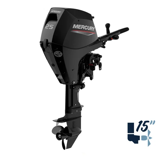 New Mercury 25MH EFI 15" Shaft Four Stroke Tiller Outboard 1A25203BK