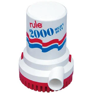 Rule 2000 GPH Non-Automatic Bilge Pump 24 Volt - 12
