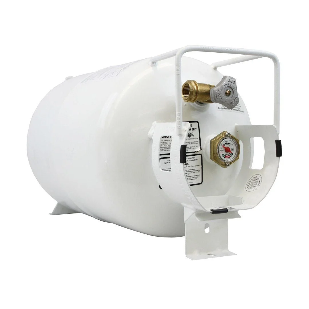 Flame King 30# Horizontal Propane Cylinder – Marine Boat Replacement Part