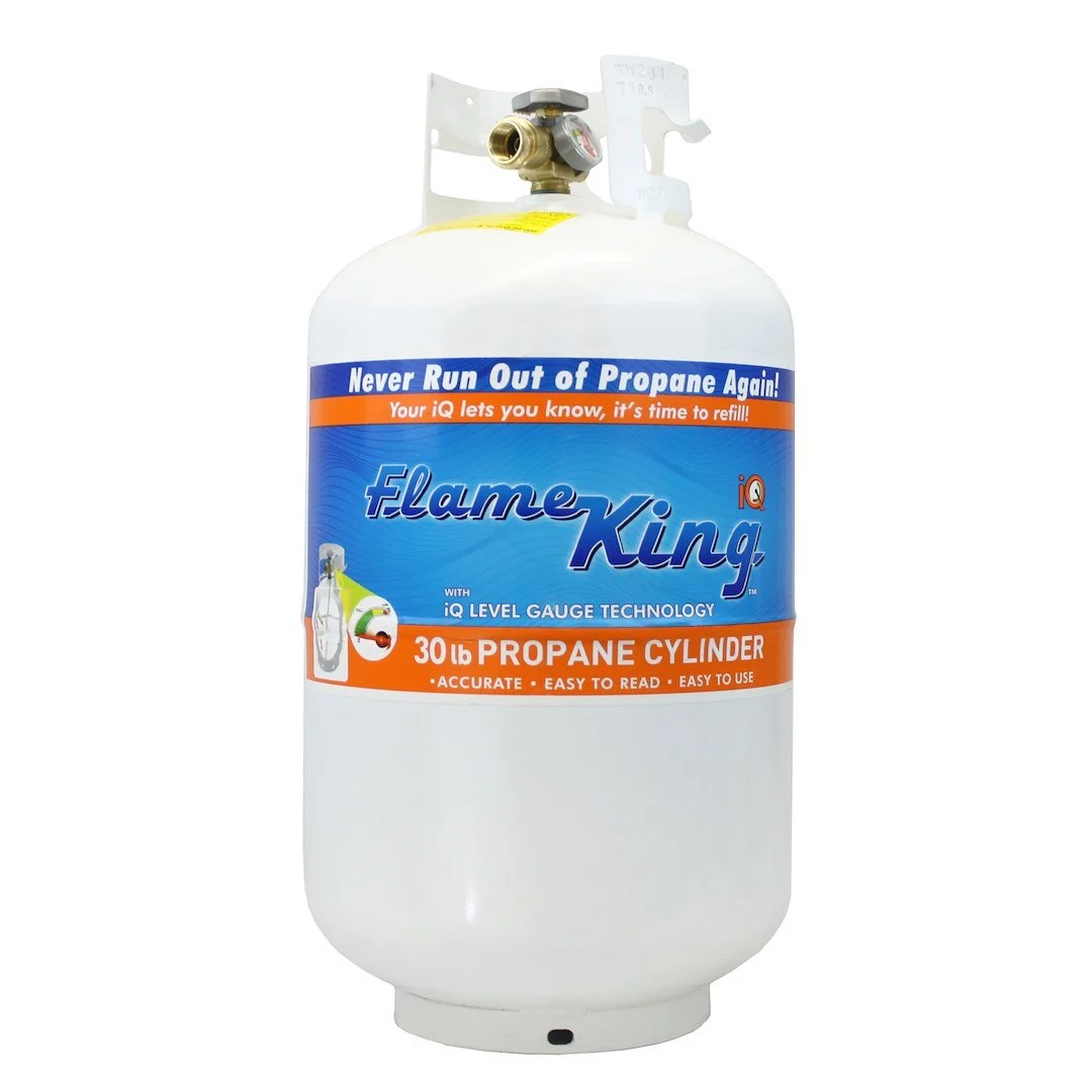 Flame King 30# Lp Cylinders W/Opd With Gauge – Marine Boat Replacement Part
