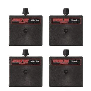 Extreme Max 3004.3156 Slider Trax Straight Multi-Fit Slider Base - Pack of 4