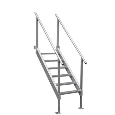 Extreme Max 3005.3846 Universal Mount Aluminum Dock Stair - 6-Step