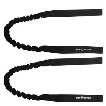 Extreme Max 3006.2553 BoatTector Nylon-Covered Bungee Dock Line with Looped Ends - 38, Value 2-Pack